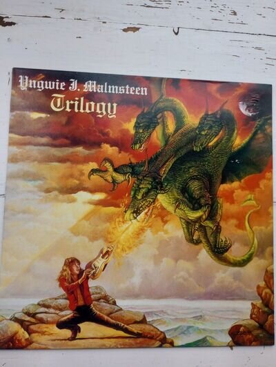 YNGWIE J MALMSTEEN TRILOGY VINYL LP 1986