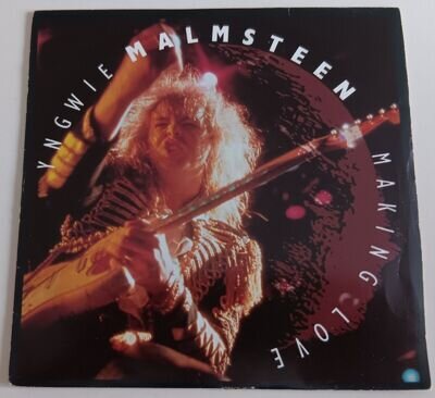 YNGWIE MALMSTEEN - MAKING LOVE VINYL 45. PLAYS EXCELLENT. PO 79.