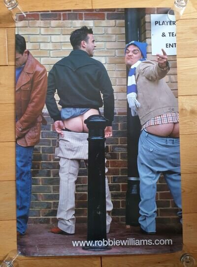 Robbie Williams Bum Poster Original Record Store Promotional Poster