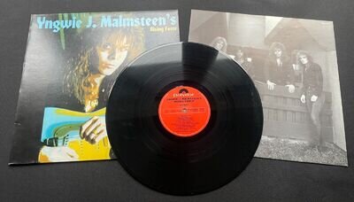 YNGWIE MALMSTEEN Odyssey UK 1ST PRESS POLYDOR 1988 LYRIC INNER A1/B1