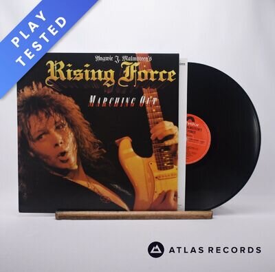 Yngwie J. Malmsteen's Rising Force Marching Out LP Album Vinyl Record - EX/VG+