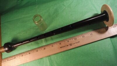 ES72 Vintage P Henderson Wood Bagpipe Chanter P. HENDERSON GLASGOW SCOTLAND