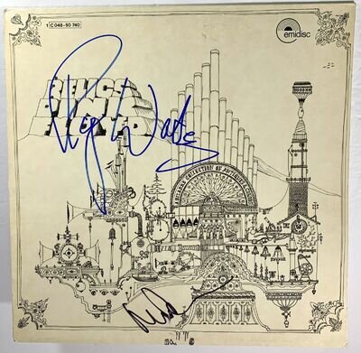 Pink Floyd signed Relics Album Roger Waters Nick Mason dual autographed lp