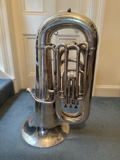 Vintage Tuba BBb Hawkes Excelsior Sonorous with hard case & Denis Wick m/piece