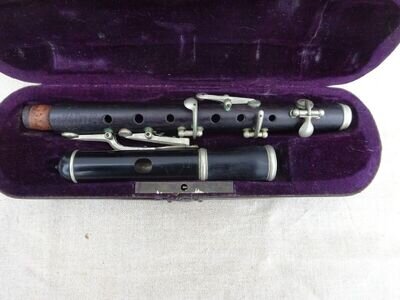 Old Piccolo Flute DES Kruspe Leipzig approx. 30.5 cm