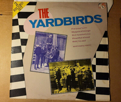 YARDBIRDS DOUBLE LP THE YARDBIRDS. CLAPTON BECK.1983