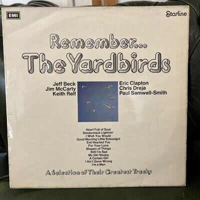 Remember THE YARDBIRDS Vinyl LP VG+/VG Starline Label