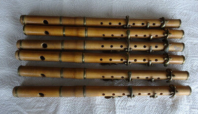 6 x Vintage Piccolo Flute Approx 30cm