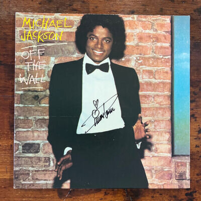 MICHAEL JACKSON - Off The Wall - EPIC - Signed SOUL LP Quincy Jones Autograph