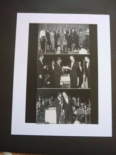 14x11 a4 Official Reproduction Frank sinatra poster concert mix photos rat pack