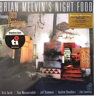 Brian Melvin Feat Jaco Pastorius Night Food ltd. Ed LP Album vinyl record NEW