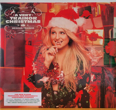 MEGHAN TRAINOR : A VERY TRAINOR CHRISTMAS : DOUBLE RED + GREEN COLOURED VINYL LP