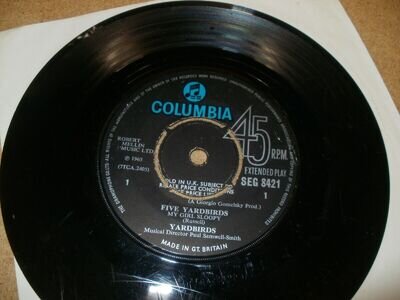 THE YARDBIRDS- FIVE YARDBIRDS VINYL 7" 45RPM EP