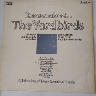 REMEMBER... THE YARDBIRDS VINYL ALBUM LP (ORIGINAL 1981) FREE UK DELIVERY