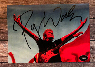 Roger Waters [PINK FLOYD] Signed 7x5 inch Authentic Original Autograph w/COA