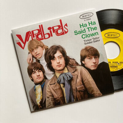 Yardbirds - Ha Ha Said the Clown/ Tinker Tailor Soldier Sailor 7" 45 VG+ psych