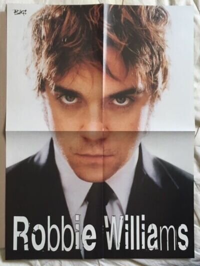 ROBBIE WILLIAMS / TAKE THAT Original Vintage Big! Magazine Poster