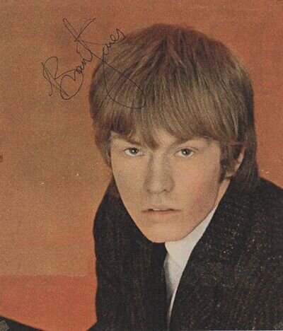 BRIAN JONES Signed Photograph - Rock Star - ROLLING STONES - preprint