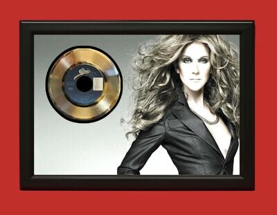 Celine Dion When I Fall In Love Poster Art Framed 45 Gold Record Display