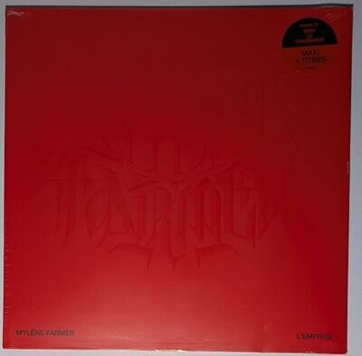 L'emprise By Mylène Farmer, Vinyl, 12", 33 ⅓ RPM, Maxi-Single, Red