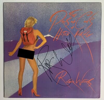 Roger Waters signed Album the pros and cons of hitchhiking lp Pink Floyd