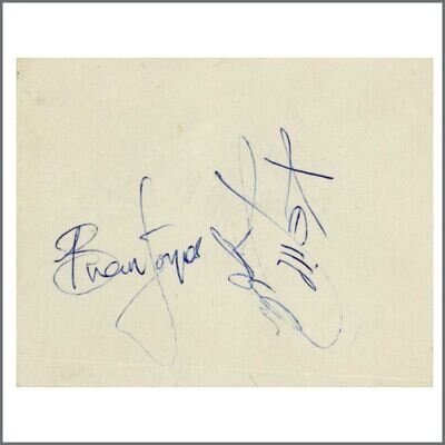 Rolling Stones Keith Richards and Brian Jones 1960s Autographs (UK)