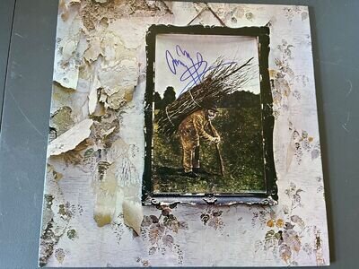 Led Zeppelin IV Signed album Jimmy Page