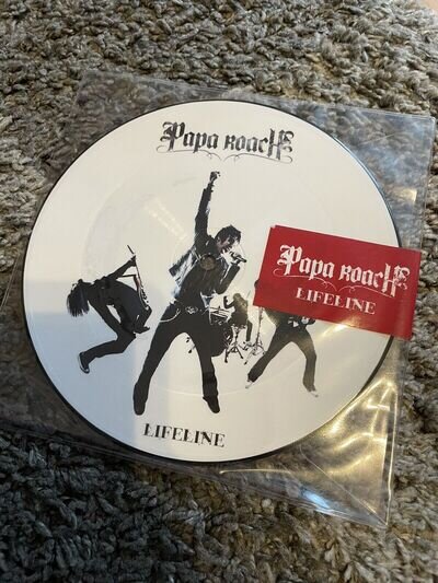 Papa Roach - 7" vinyl picture disc single - Lifeline - UK 2709612 - Sealed