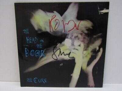 80s Pop Memorabilia THE CURE the head on the door Signed Autographed Vinyl LP