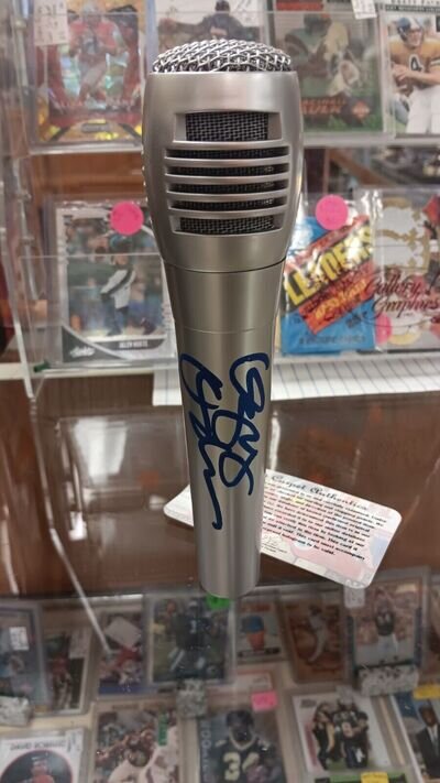 Black Sabbath Ozzy Osbourne autographed microphone