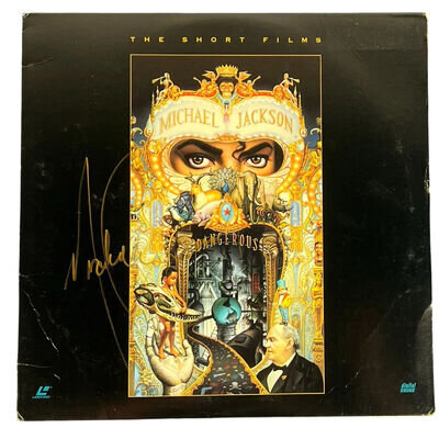 Michael Jackson Signed Autograph Collector's Edition Laserdisc "Dangerous" W/COA