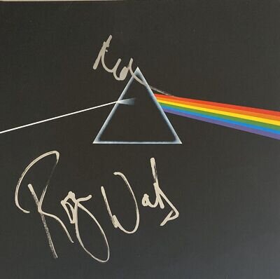 Pink Floyd Signed Album Nick Mason Roger Waters Autograph Vinyl Proof (Gilmour)