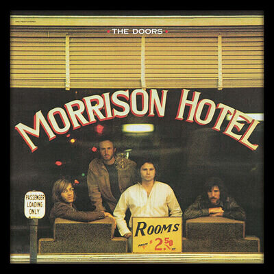 The Doors - Morrison Hotel - Official Album Cover Size Framed Print