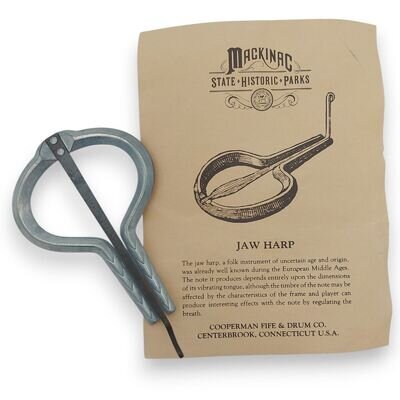 Vintage Jaw Harp Mouth Harp Metal Instrument Cooperman Fife & Drum Co.