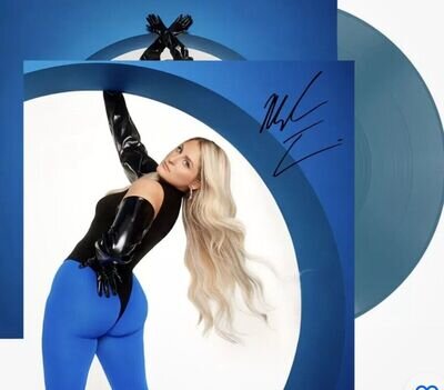 Meghan Trainor - Timeless - Transparent Sea Blue Vinyl LP SIGNED