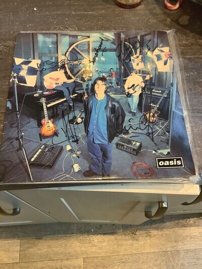 Oasis Autographed original 12” supersonic signed