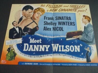 15x12 Official Reproduction Frank sinatra movie poster meet danny wilson