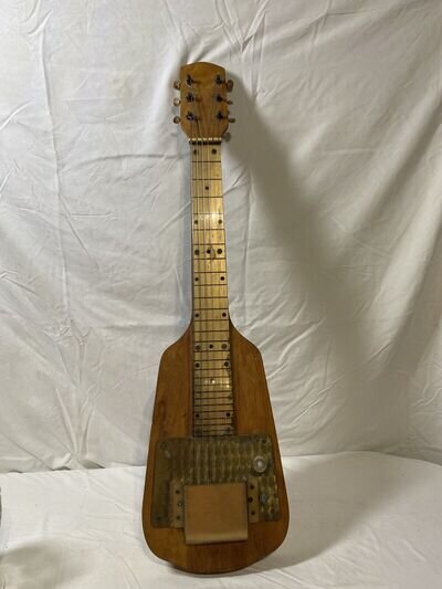 Vintage 1949 Alamo Steel Guitar Lap Solid Mahogany Core #1005 Hawaiian