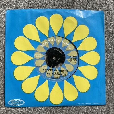 Yardbirds Shapes Of Things/I’m A Man 7" Vinyl Single Memory Lane