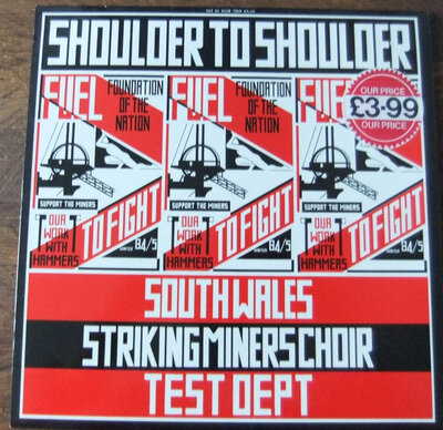 TEST DEPT.....SHOULDER TO SHOULDER..VINYL LP..ANARCHO PUNK..INDUSTRIAL..MINERS