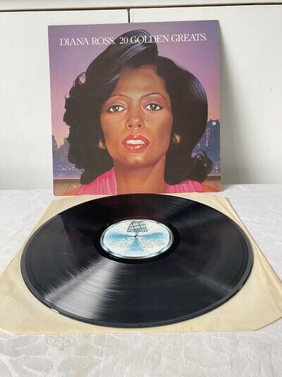 Diana Ross – 20 Golden Greats - Vinyl LP, Compilation. PLAY TESTED EX/EX