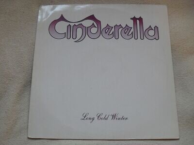 Cinderella : Long Cold Winter Vinyl - 1988 Polygram 834612-1 80s Rock VG/VG