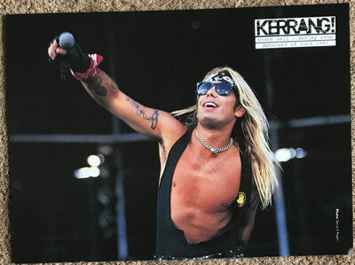 VINCE NEIL - 2005 Full page UK magazine poster MOTLEY CRUE