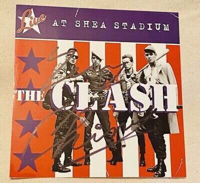 TERRY CHIMES of THE CLASH Hand Signed Autograph Photo — ‘Original Drummer’