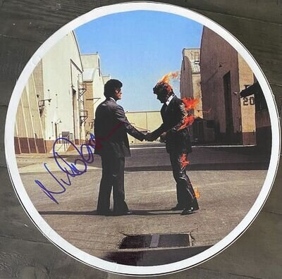 Pink Floyd Signed Record Drum Nick Mason Autographed Drum Custom Artwork (Waters