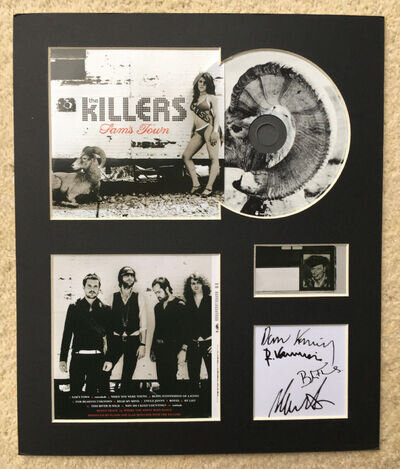 THE KILLERS - Signed Autographed - SAM'S TOWN - Album Display