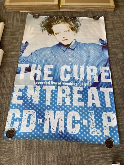 #2 1989 The Cure - Subway Record Promo Poster - Live At Wembley 40 X 60