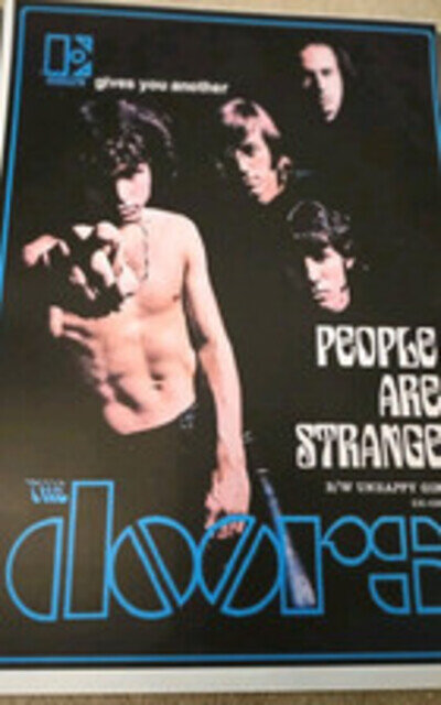 The Doors People Are Strange Electra Reproduction A3 Size Poster