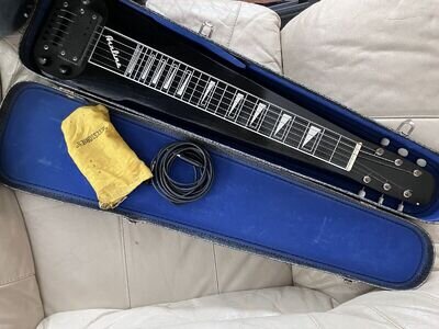 Beautiful Supro Lap Steel Guitar with original case, Cord And Extras