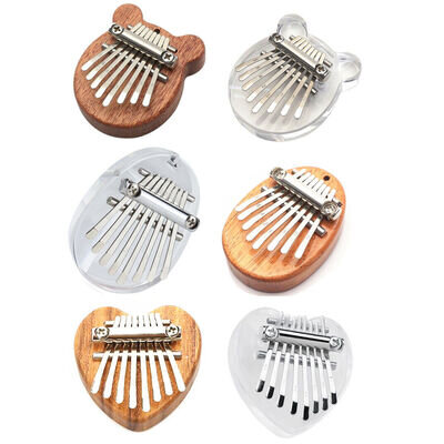 Portable 8-Key Kalimba Thumb Piano Finger Percussion Musical Mbira Likembe B